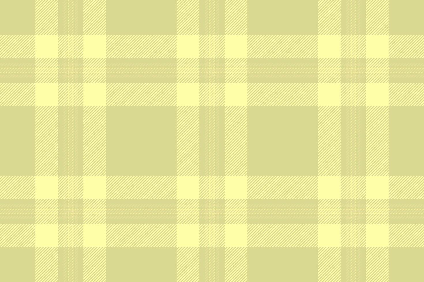 Random plaid textile, decorate check seamless fabric. Windowpane tartan background texture pattern in yellow color. vector