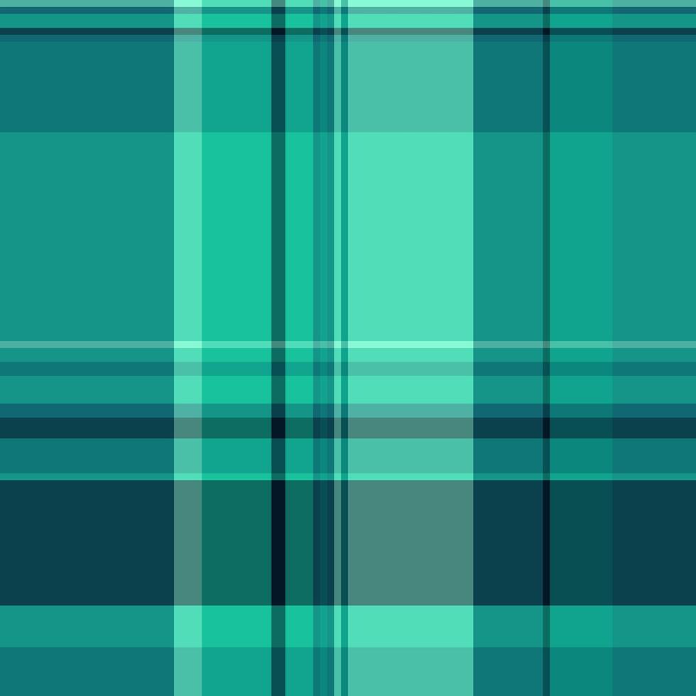 Official texture tartan, punk background textile plaid. Sexy check pattern fabric seamless in teal and cyan colors. vector