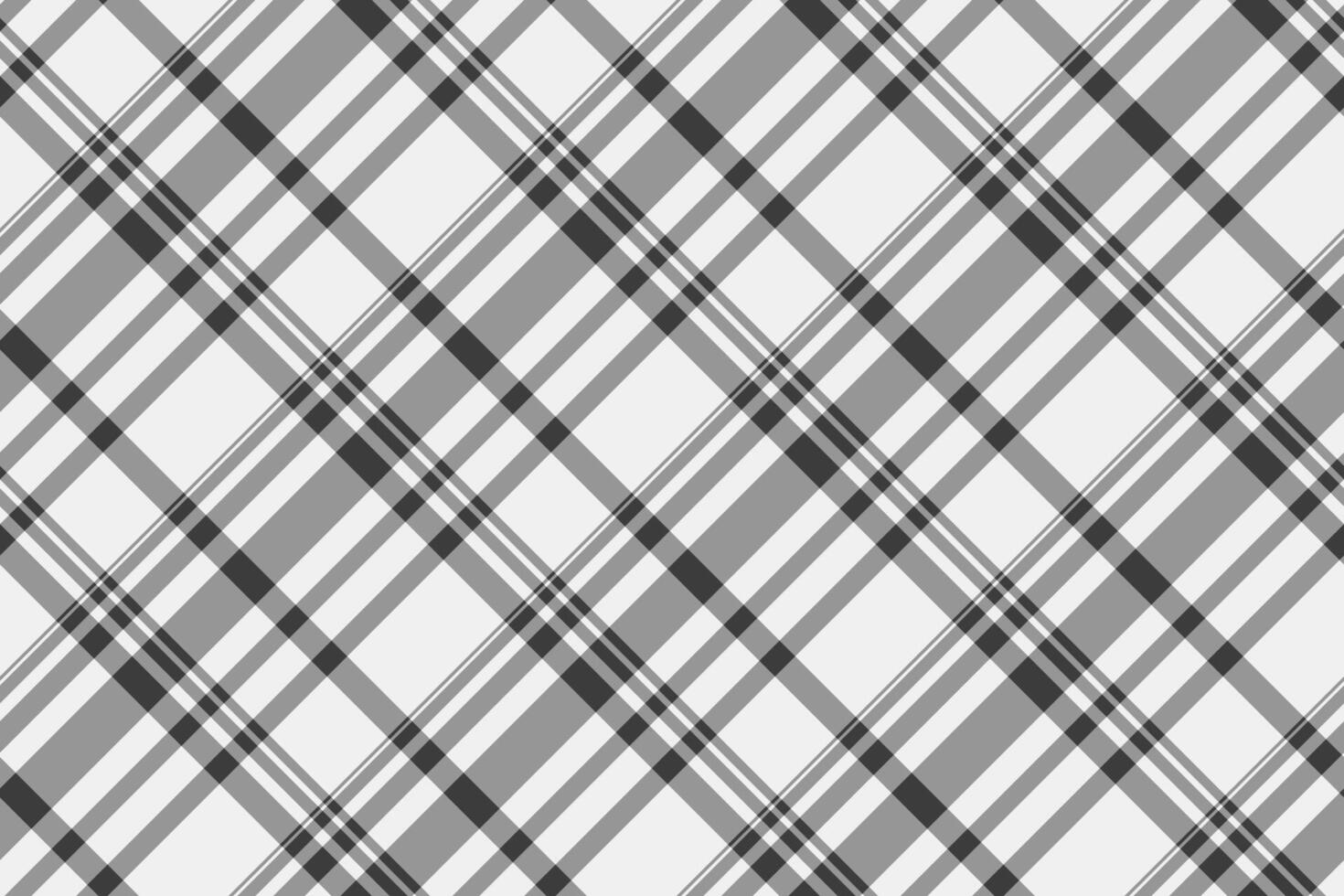 Cloth plaid fabric tartan, mosaic texture background pattern. Gentleman check seamless textile in vintage gray and white colors. vector