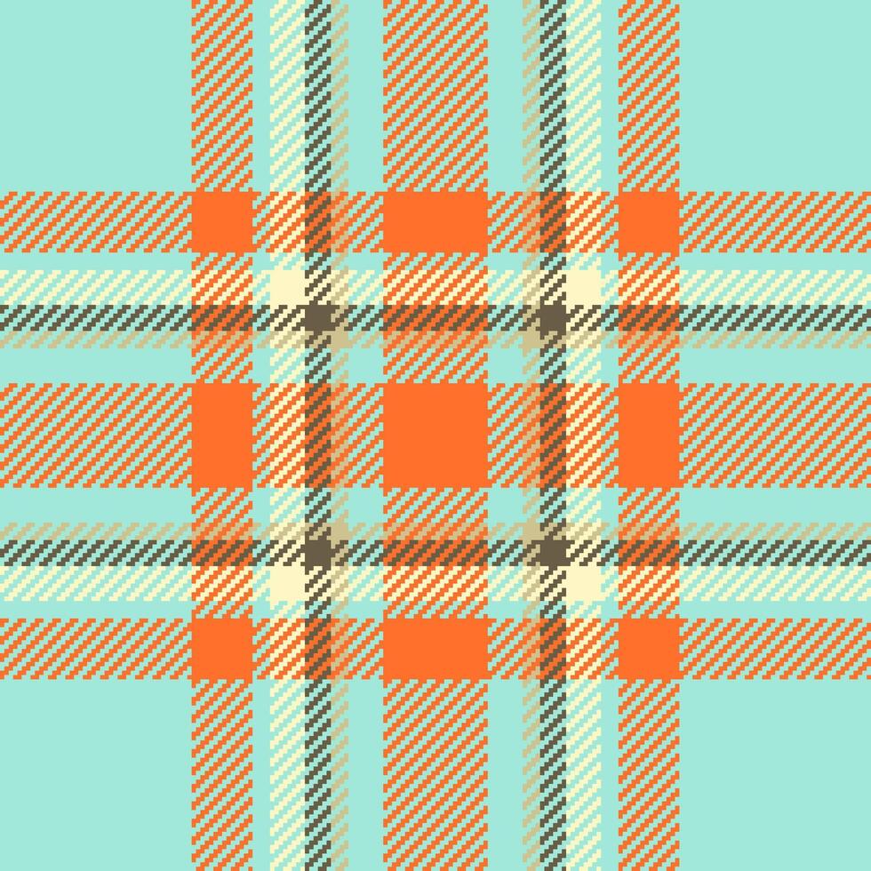 Textile design of textured plaid. Checkered fabric pattern swatch for shirt, dress, suit, wrapping paper print, invitation and gift card. vector