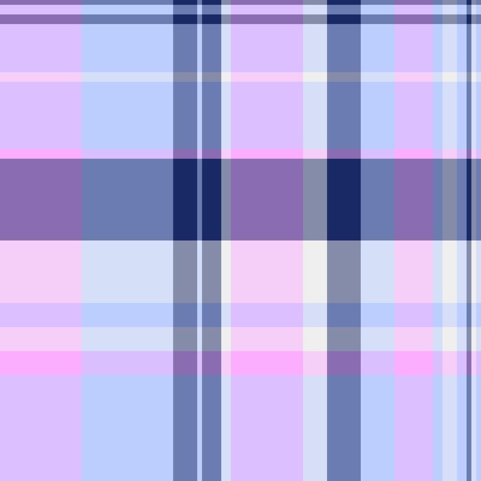 Purchase pattern tartan textile, nostalgia fabric check . Costume seamless plaid texture background in light and blue colors. vector