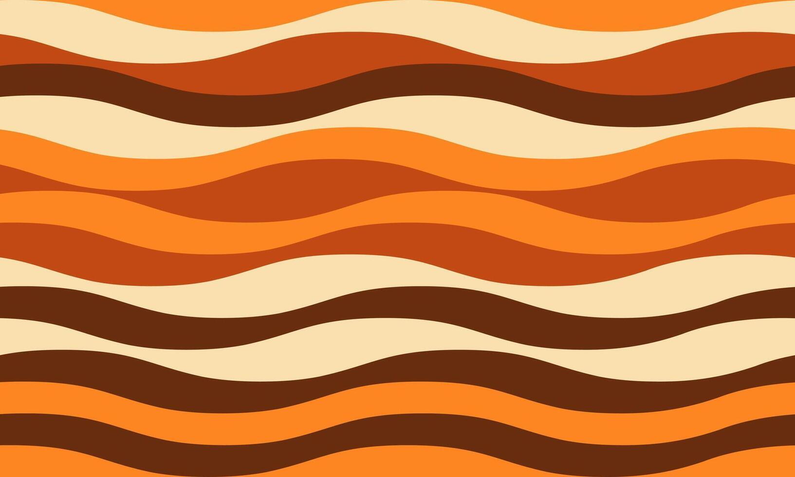 Abstract background with wavy stripes in vibrant colors, creating a rippled, liquid effect. Smooth curves and textured lines add elegance, vitality, and creativity. Ideal for wallpaper or textile. vector