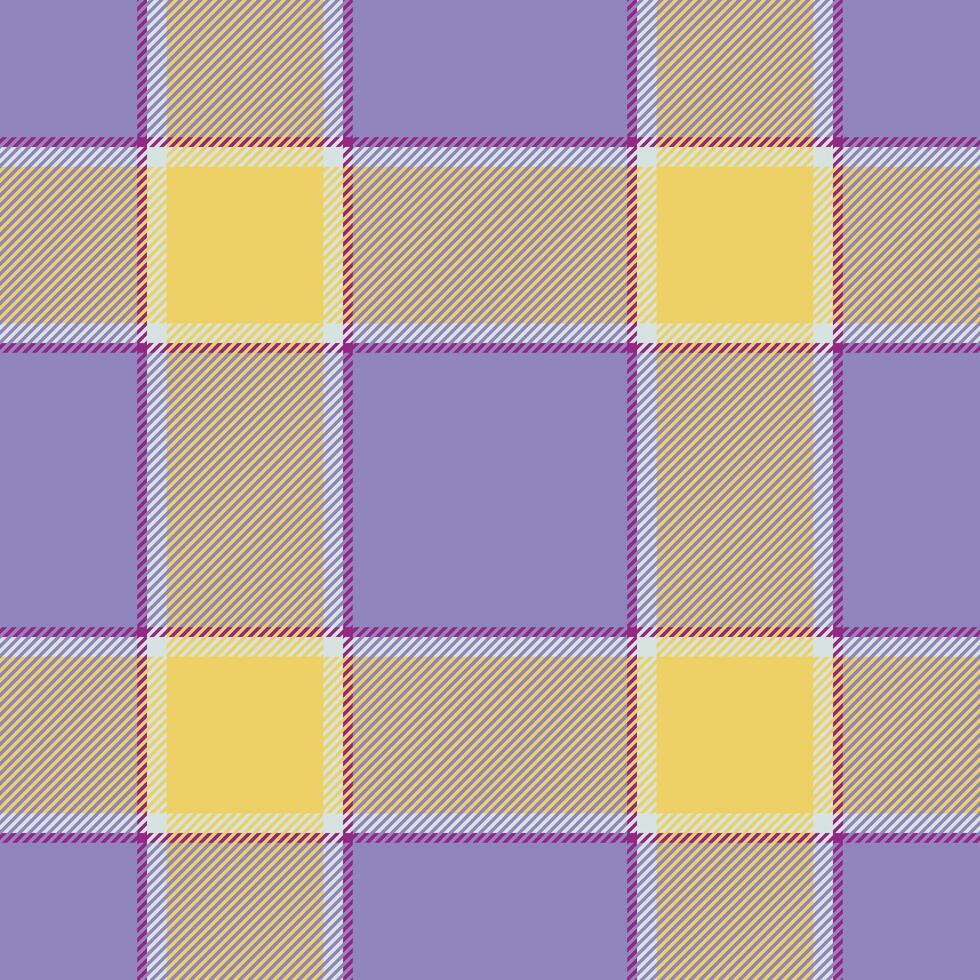 Plaid seamless pattern. Check fabric texture. textile print. vector