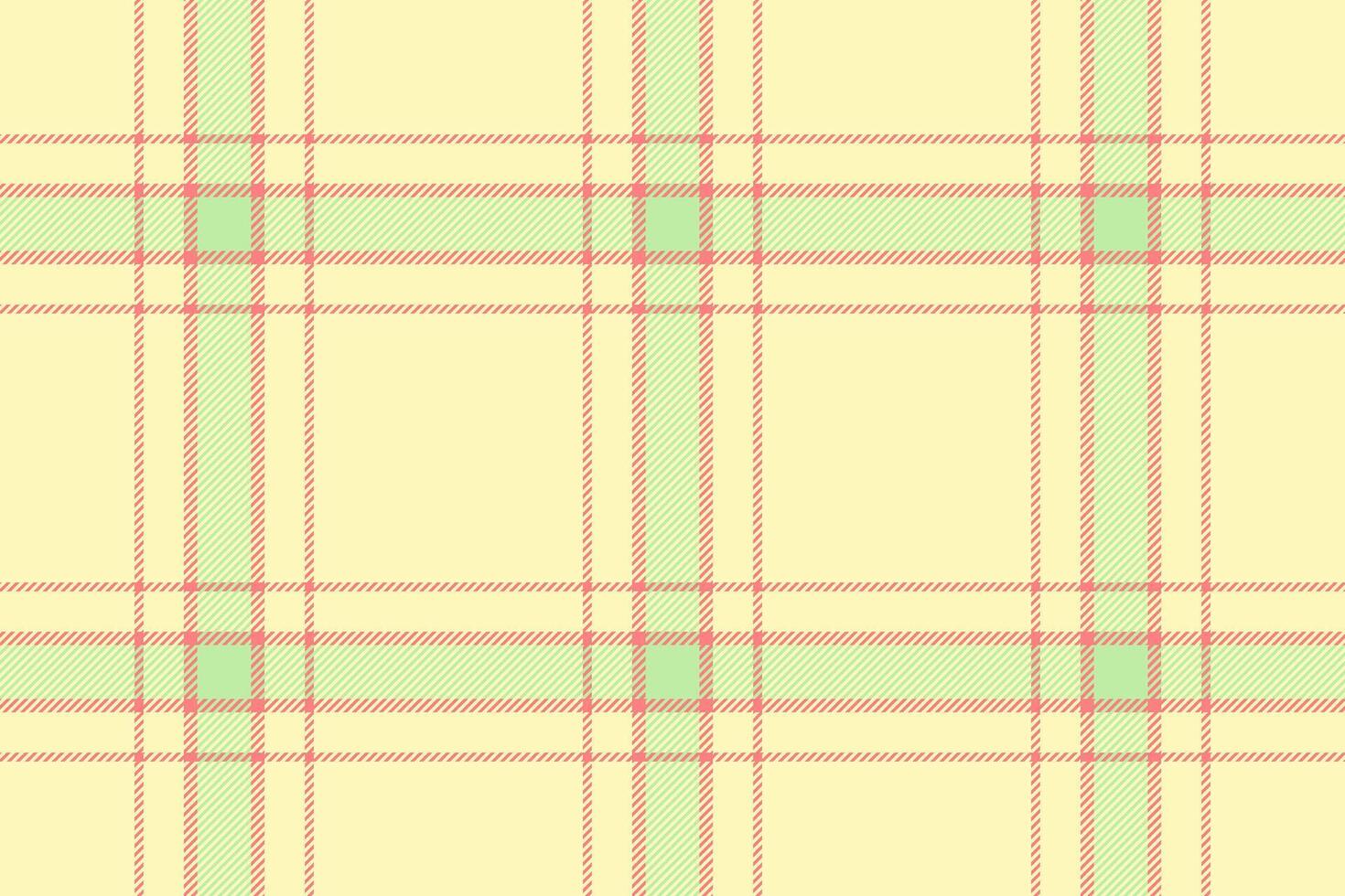 Seasonal seamless plaid , canvas check pattern texture. Many fabric textile background tartan in light and red colors. vector