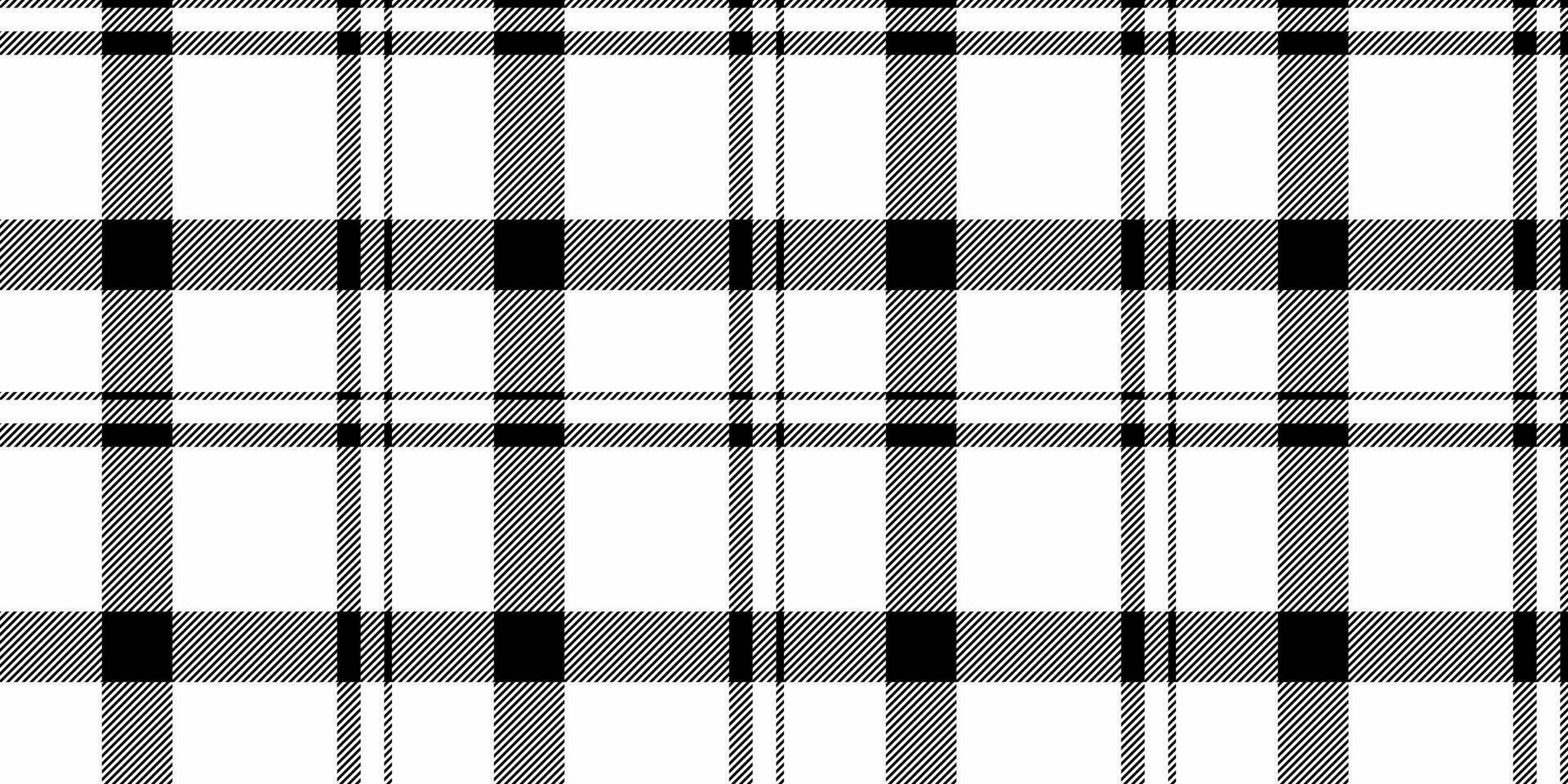 Indian background plaid, nobility seamless texture fabric. Micro textile check tartan pattern in white and black colors. vector