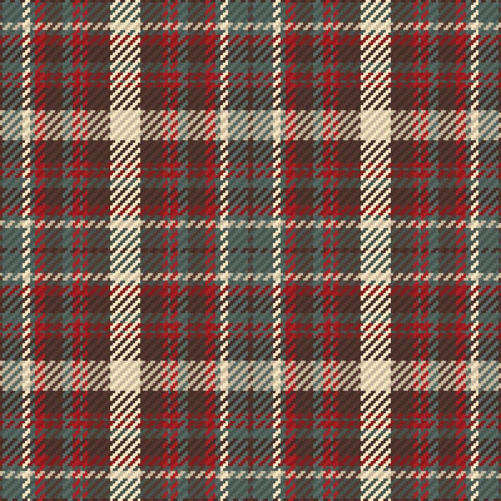 Seamless pattern of scottish tartan plaid. Repeatable background with check fabric texture. backdrop striped textile print. vector