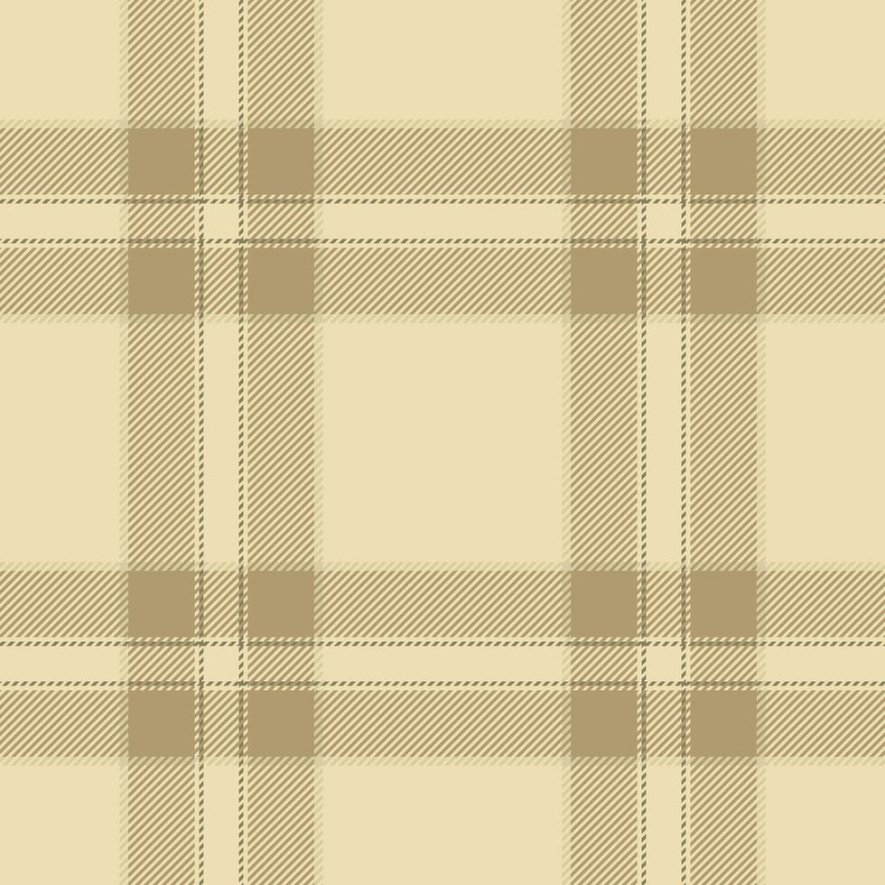 70s pattern fabric, open textile tartan seamless. Website check plaid background texture in light and amber colors. vector
