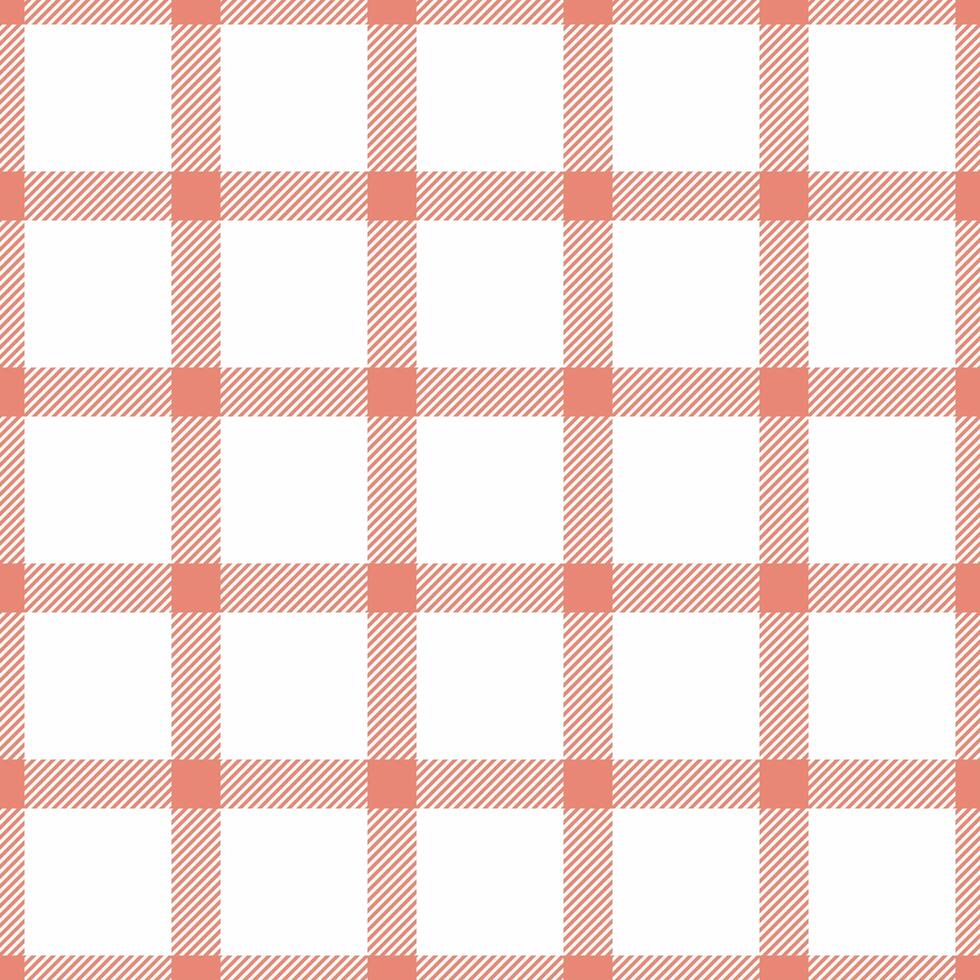 Hispanic texture seamless, 70s tartan textile background. Tidy plaid check pattern fabric in red and white colors. vector