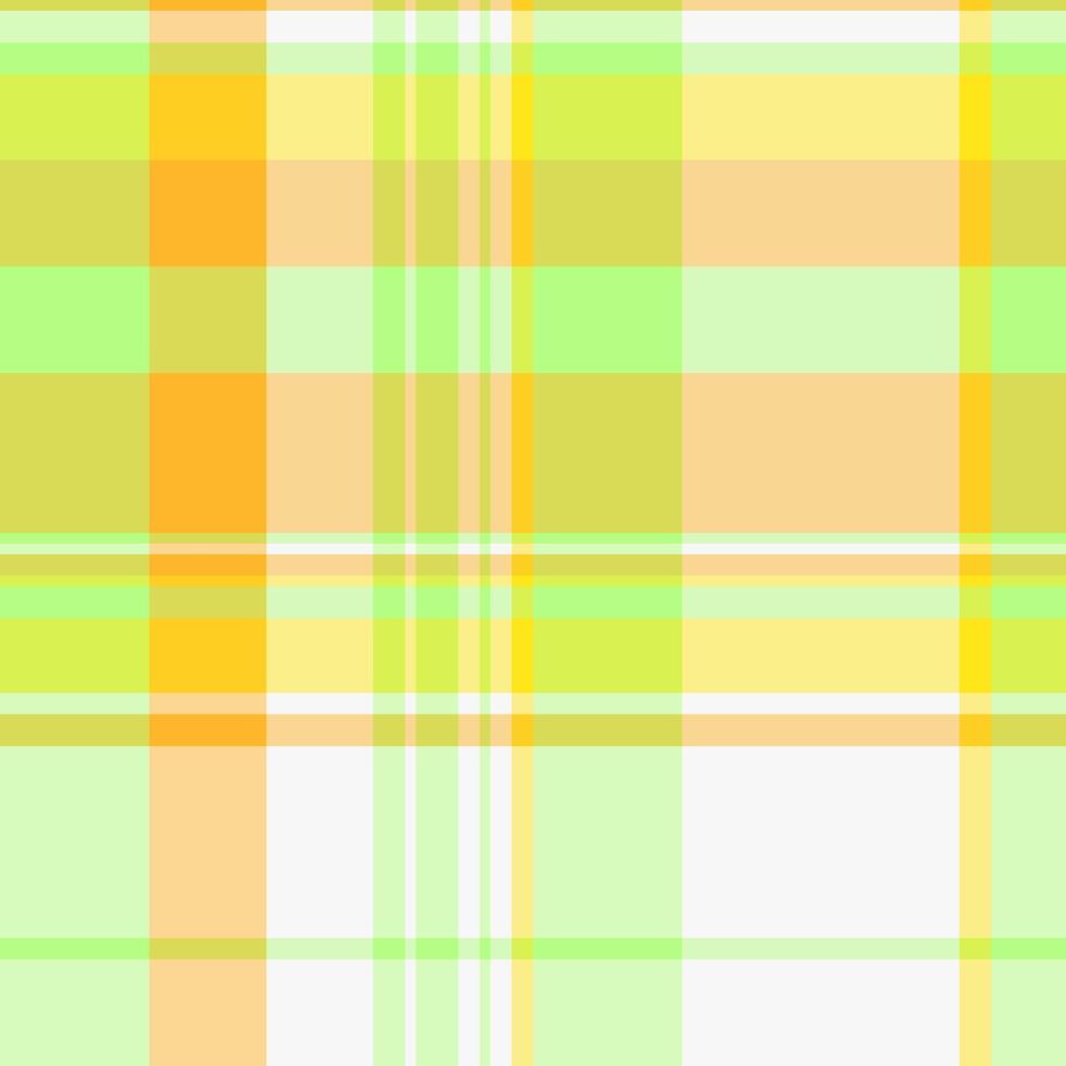 Invite fabric background , ethnic tartan seamless textile. Soft check texture plaid pattern in light and lime colors. vector