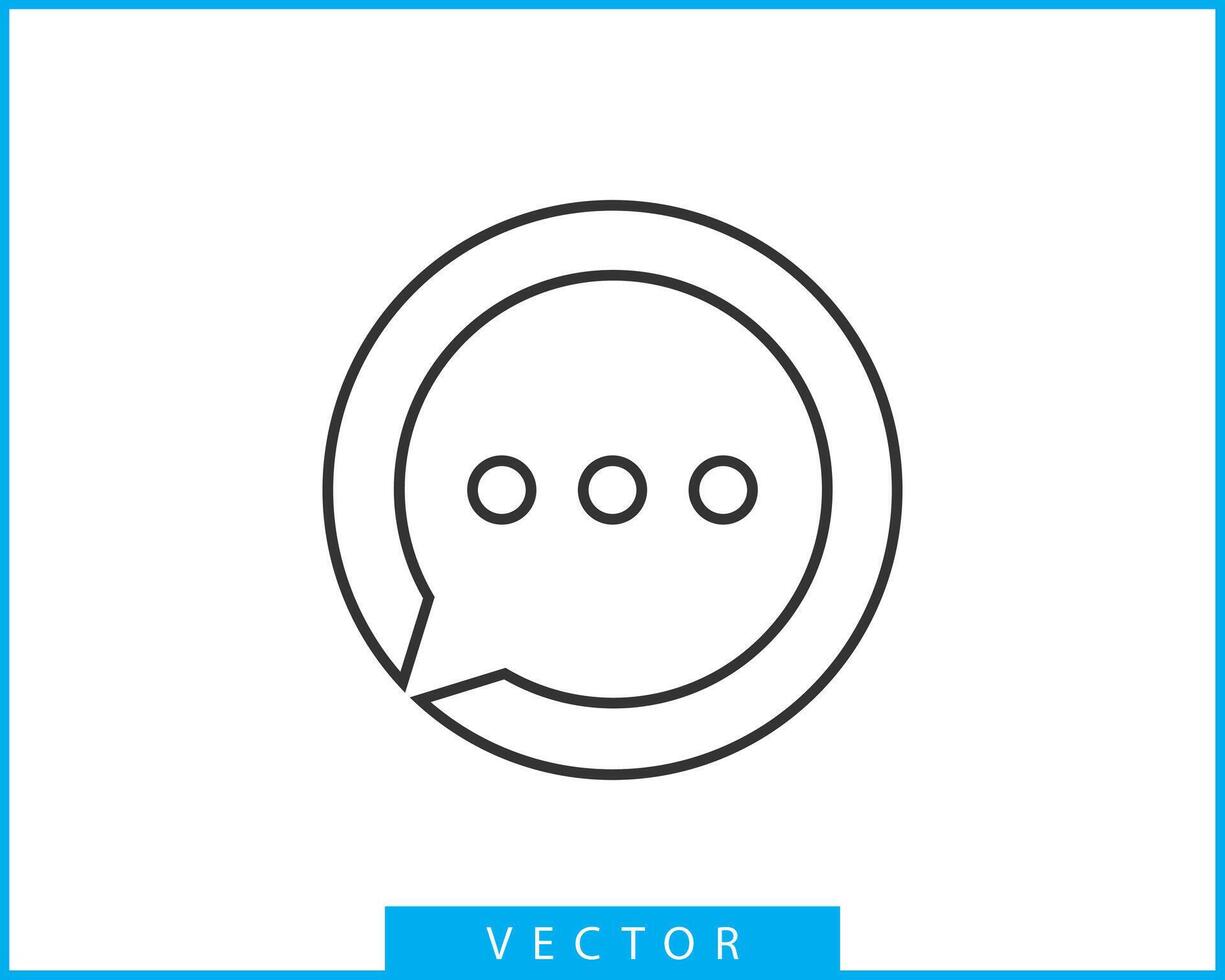 Talk bubble speech icon. Blank empty bubbles design elements. Chat on line symbol template. Dialogue balloon sticker silhouette. vector