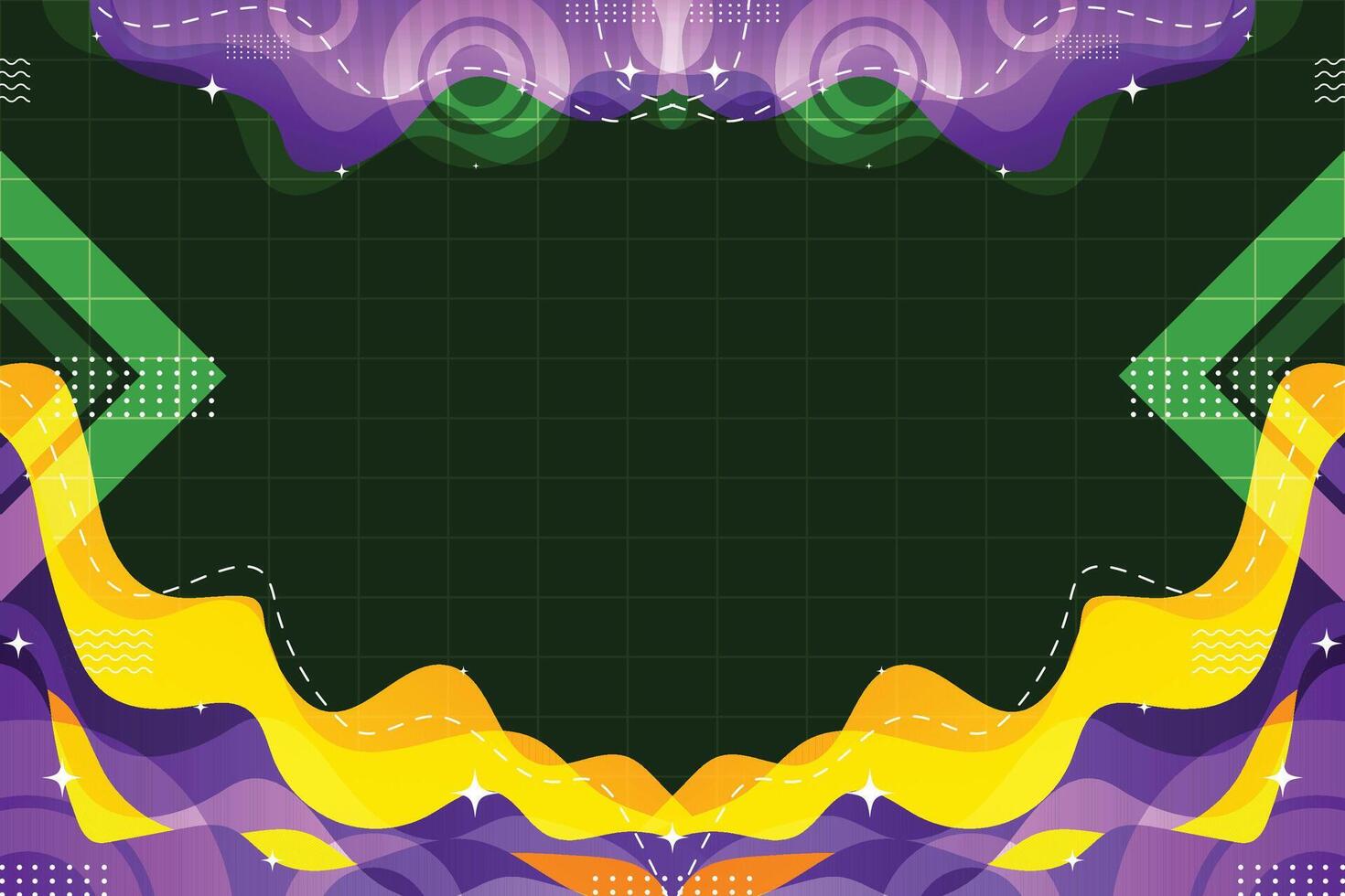 Abstract Wave Background with Bright Colors vector