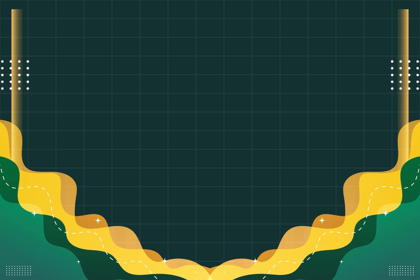 Minimalist Abstract Wave Design vector