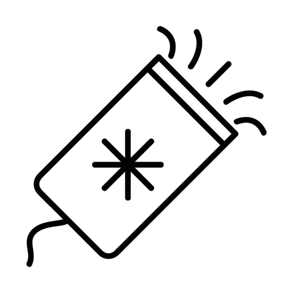 firecrackers in new year vector