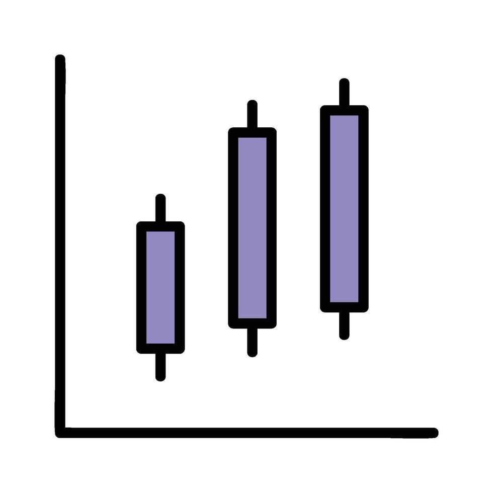 bar chart of business icons vector