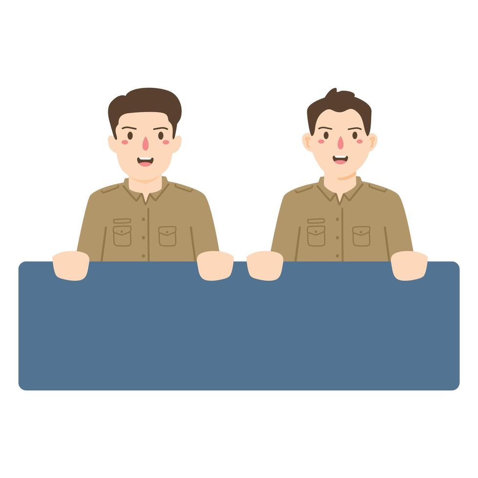 People in government job character vector