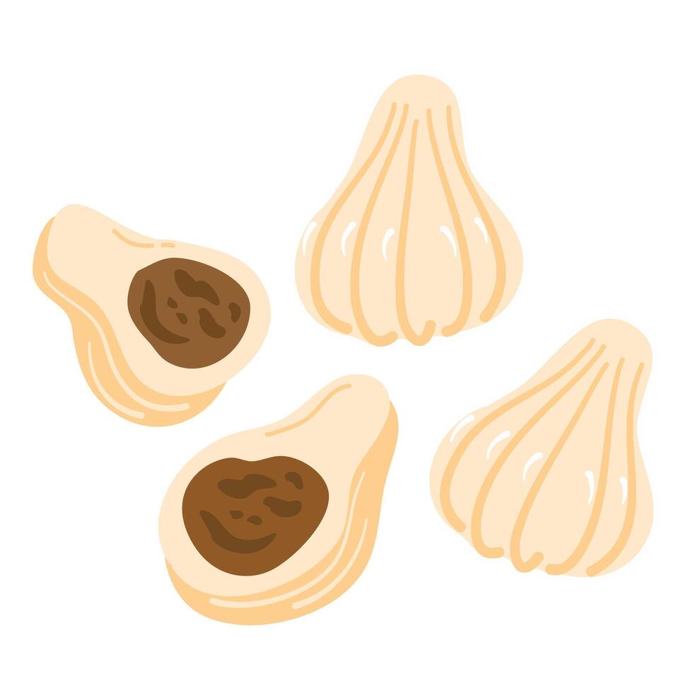modak is an Indian sweet dumpling popular in India vector
