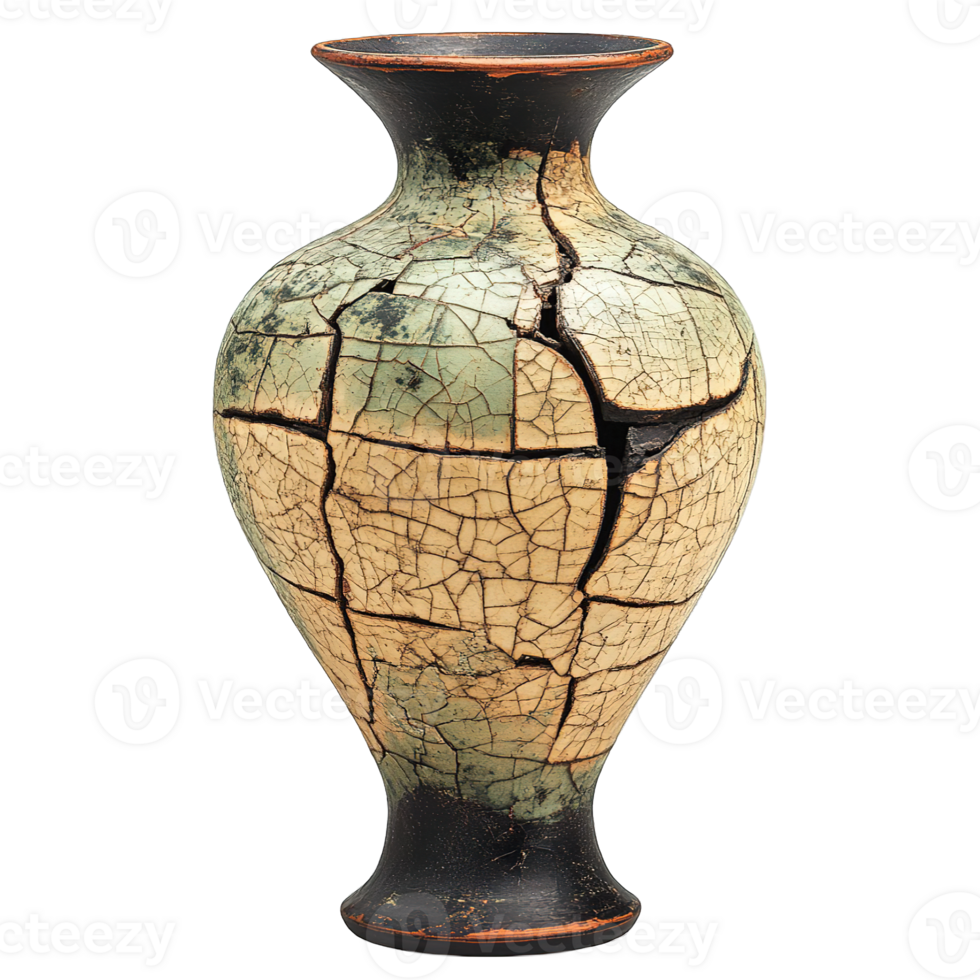 Isolated broken vase png