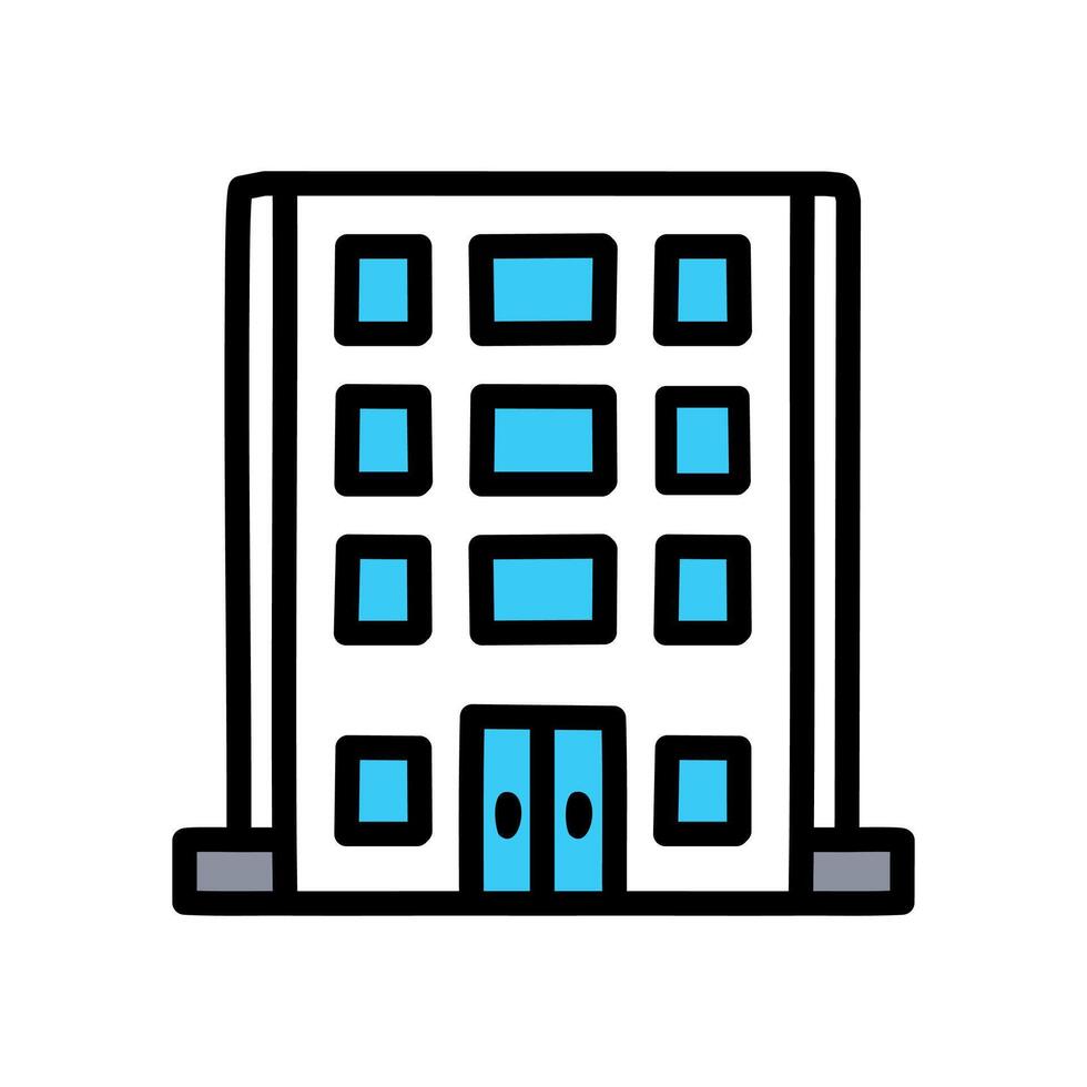 building icon sign vector