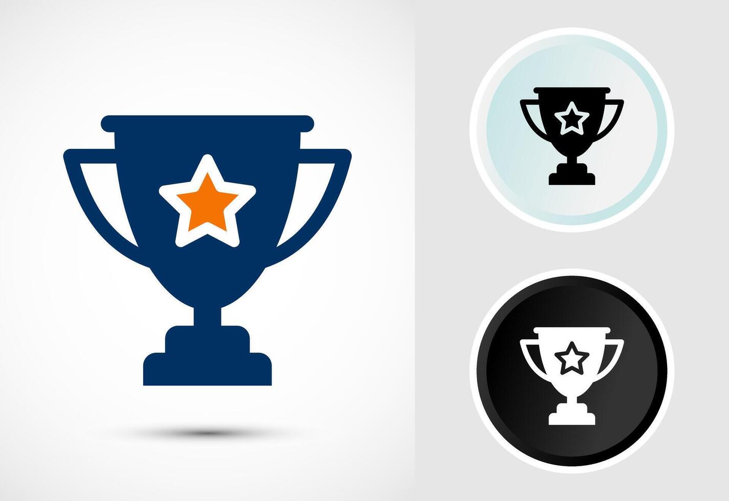 Award icon design illustration, Winning icon vector