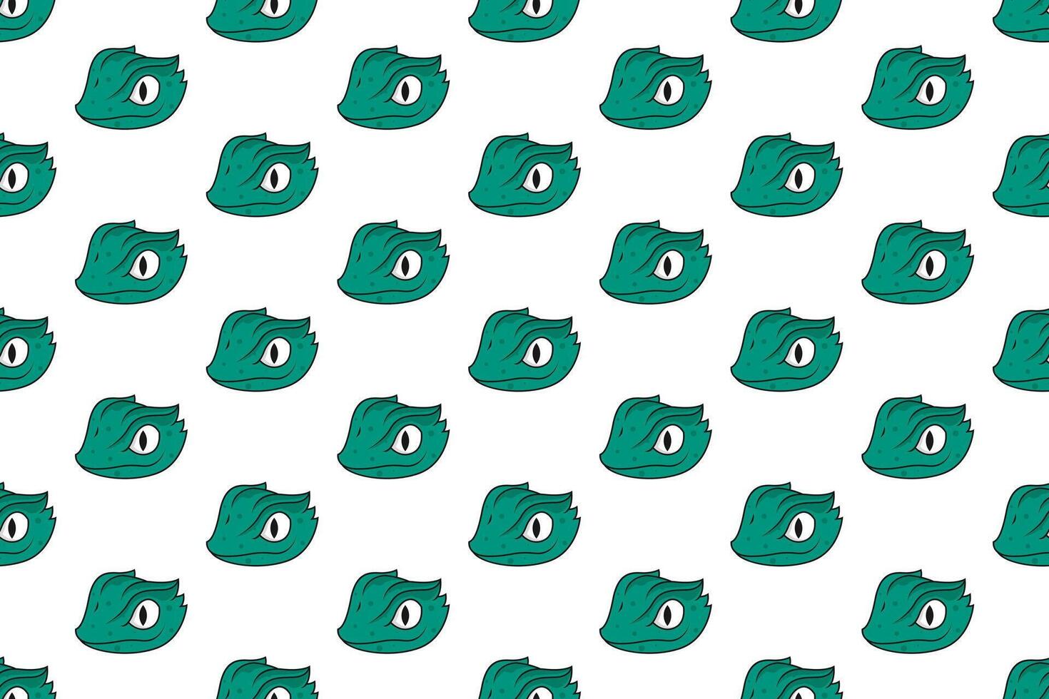 Lizard seamless pattern background template vector