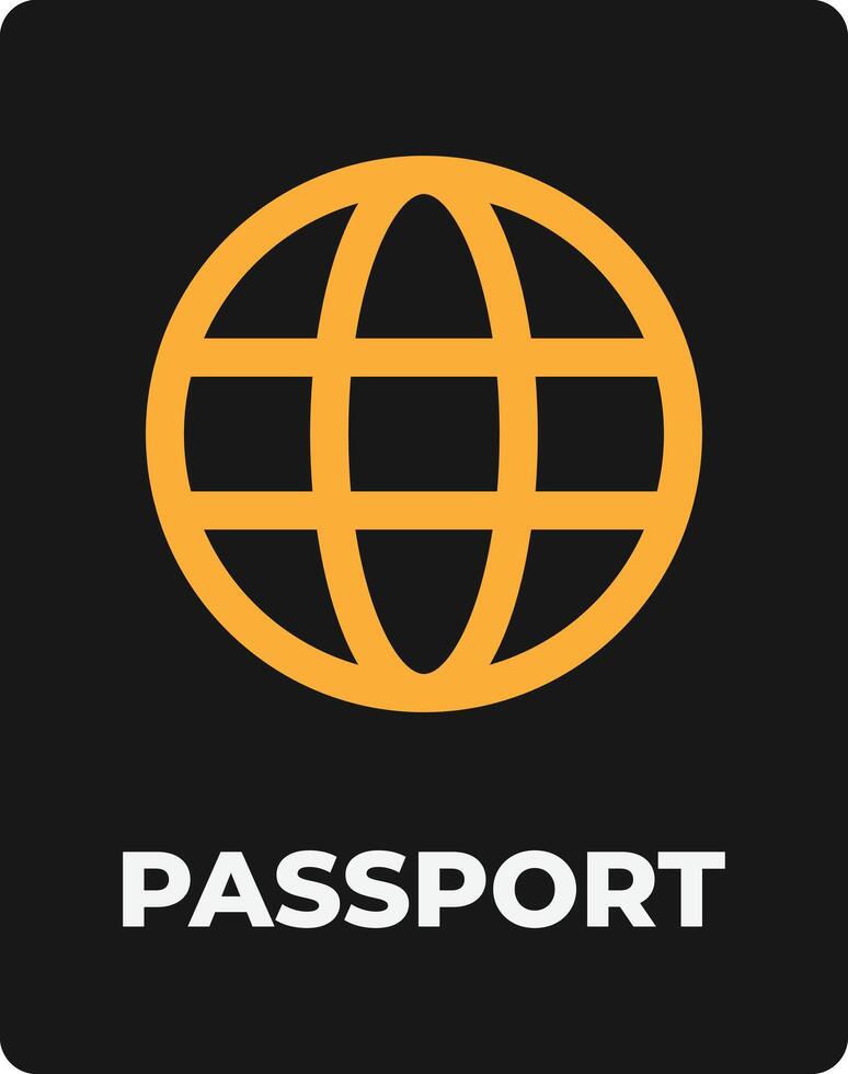 Visa Passport Travel vector
