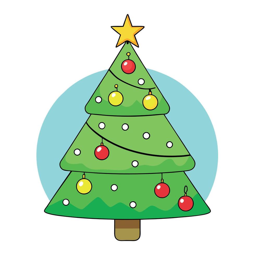 Merry Christmas and new year plain background border arrangement plain background vector