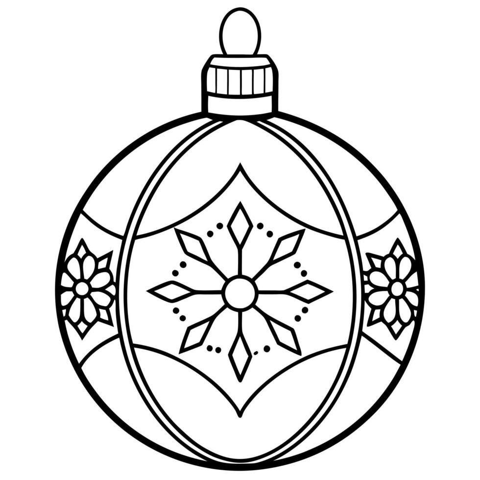 A quality stock photograph of a single christmass decoration isolated on a white background vector