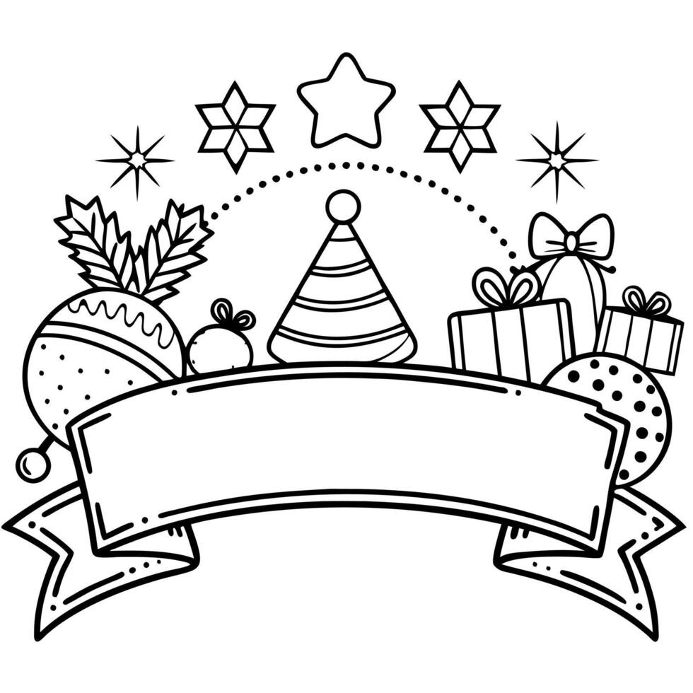 Christmas celebration background template illustration. copy space decoration. banner. vector