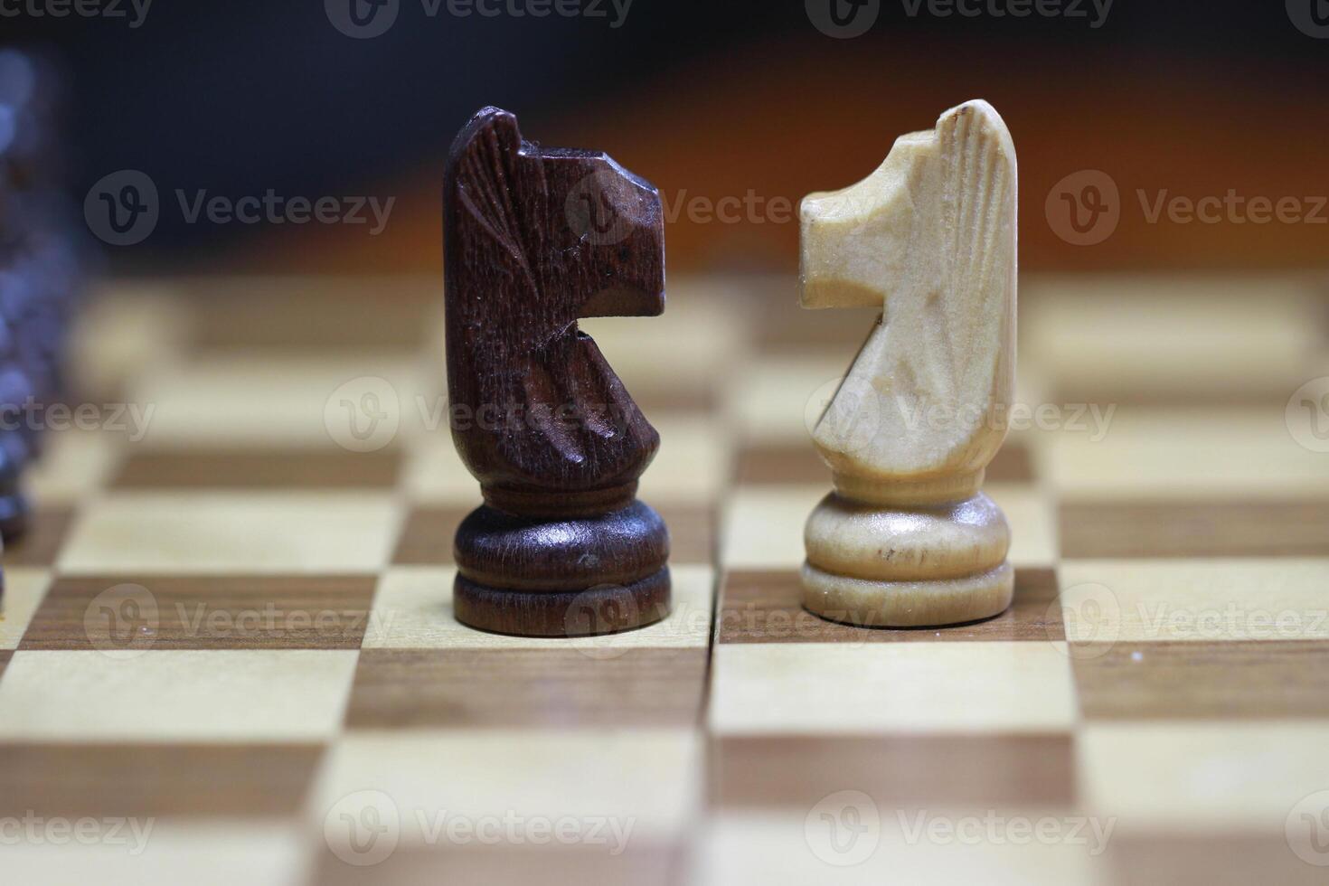 arrangement of chess pieces, a strategy game that sharpens your brain and focuses photo