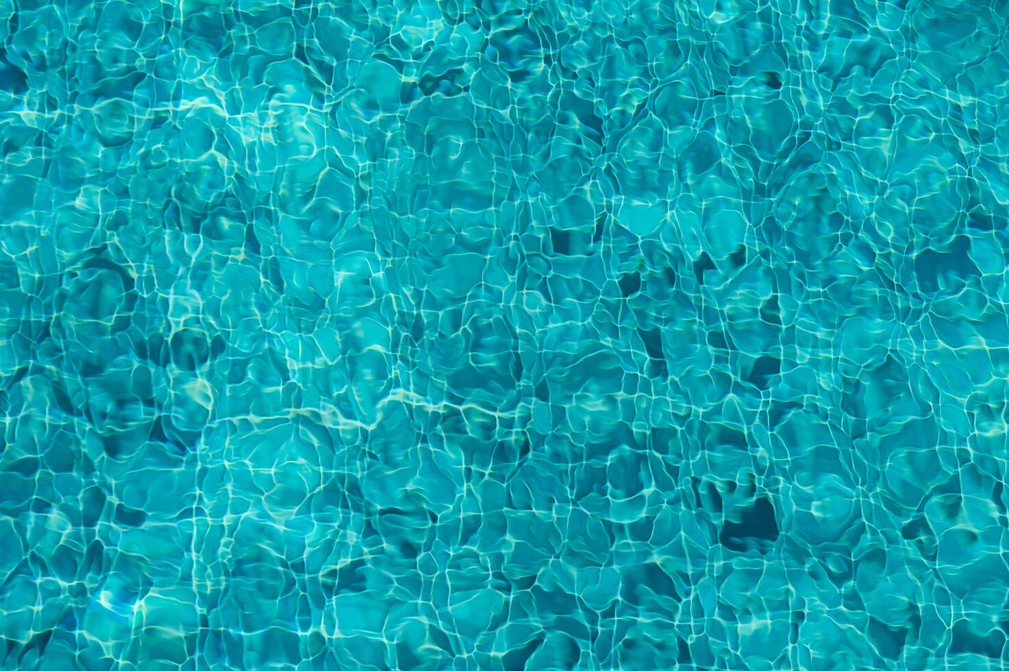 Captivating Turquoise Water Reflecting Sunlight Creates a Serene Atmosphere at a Tranquil Pool on a Sunny Afternoon photo