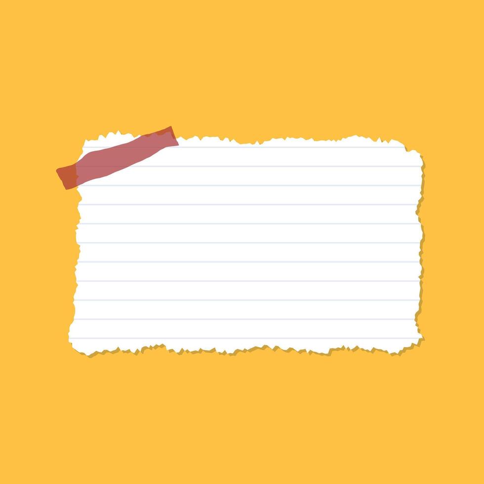 Paper sheet icon set in flat style. Note paper pieces illustration on isolated background. Sheets of note papers sign business concept. vector