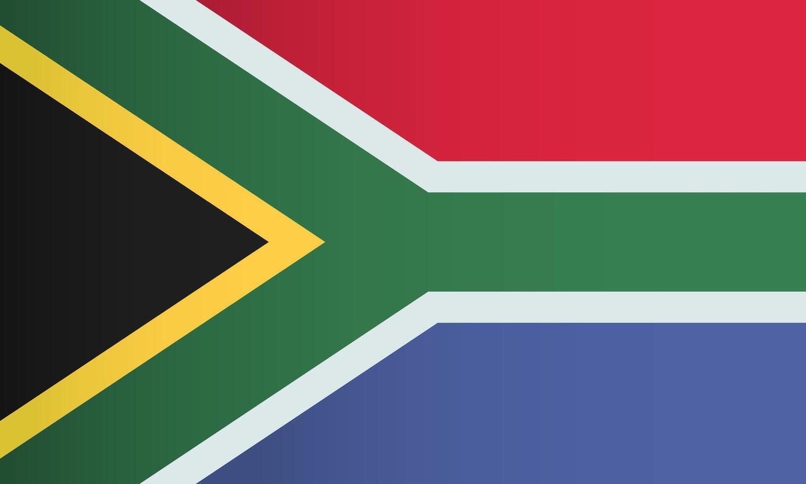 South Africa Flag, country identity vector