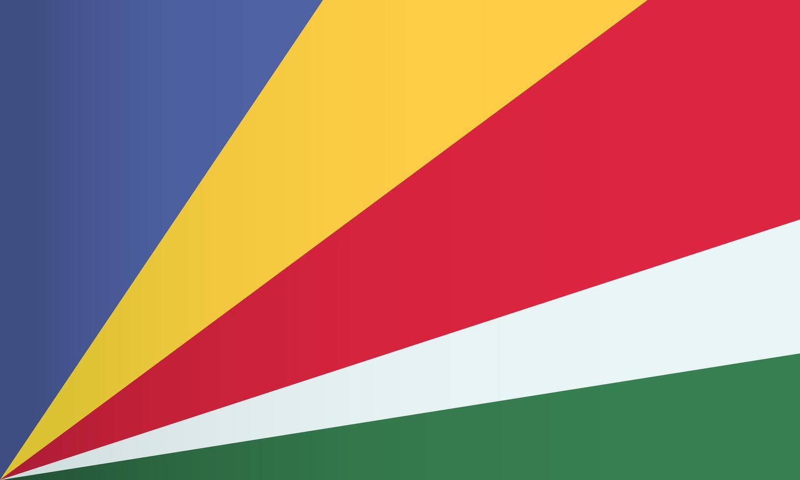 Seychelles Flag, country identity vector