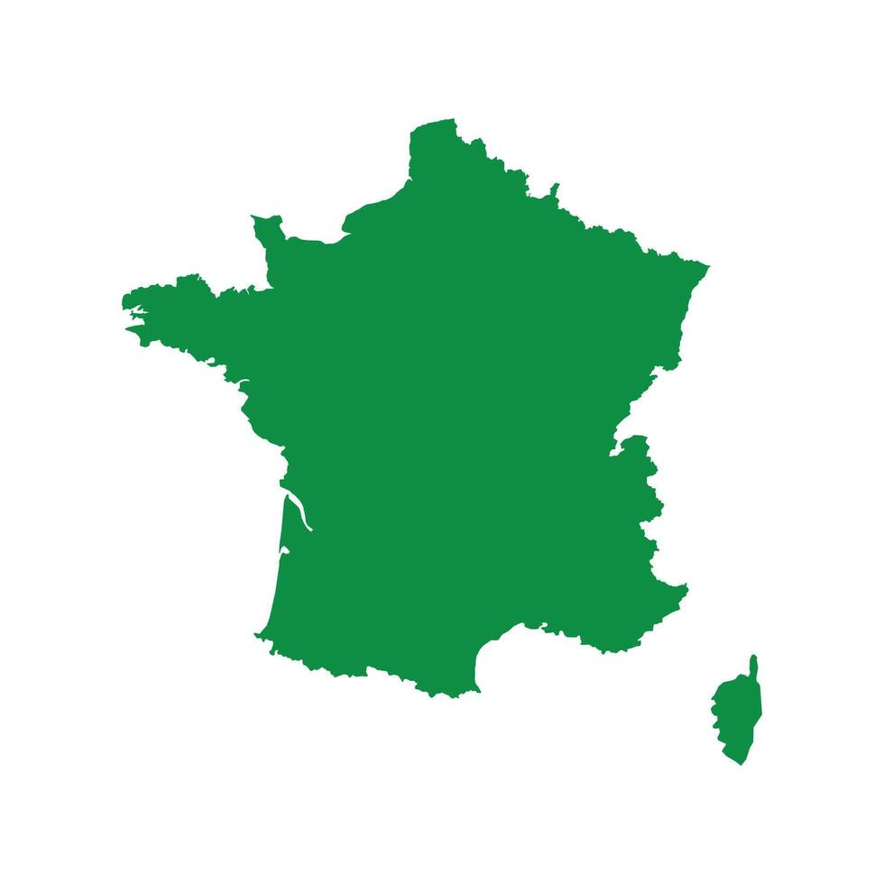 Map of France. France Map on white background. vector