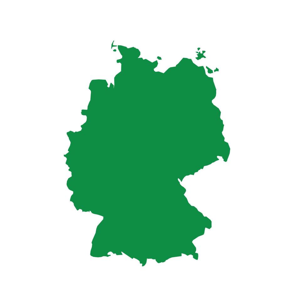 Map of Germany. Germany Map on white background. vector