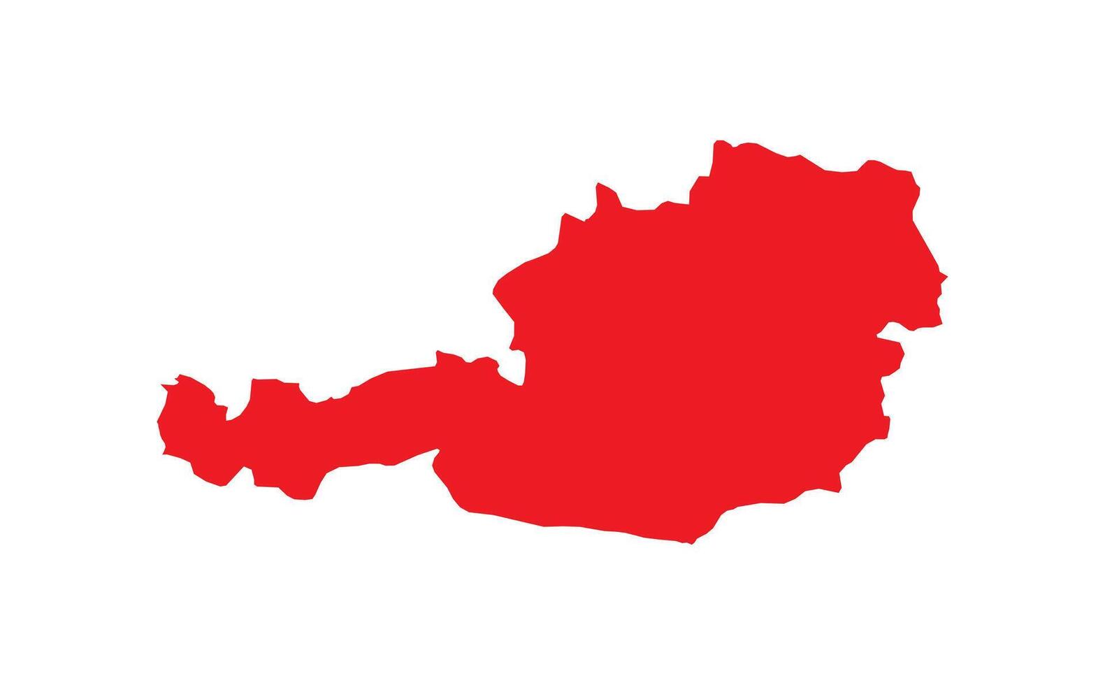 Map of Austria. Austria Map on white background. vector