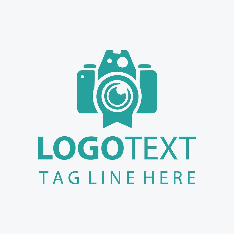 Capture Joy A Smiling Camera Logo for Photography Businesses vector