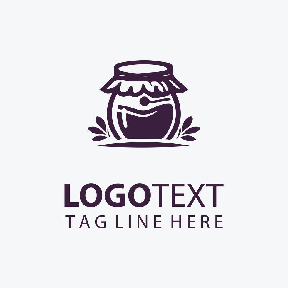 Red bee logo on a hexagon, perfect for honey or beekeeping businesses vector
