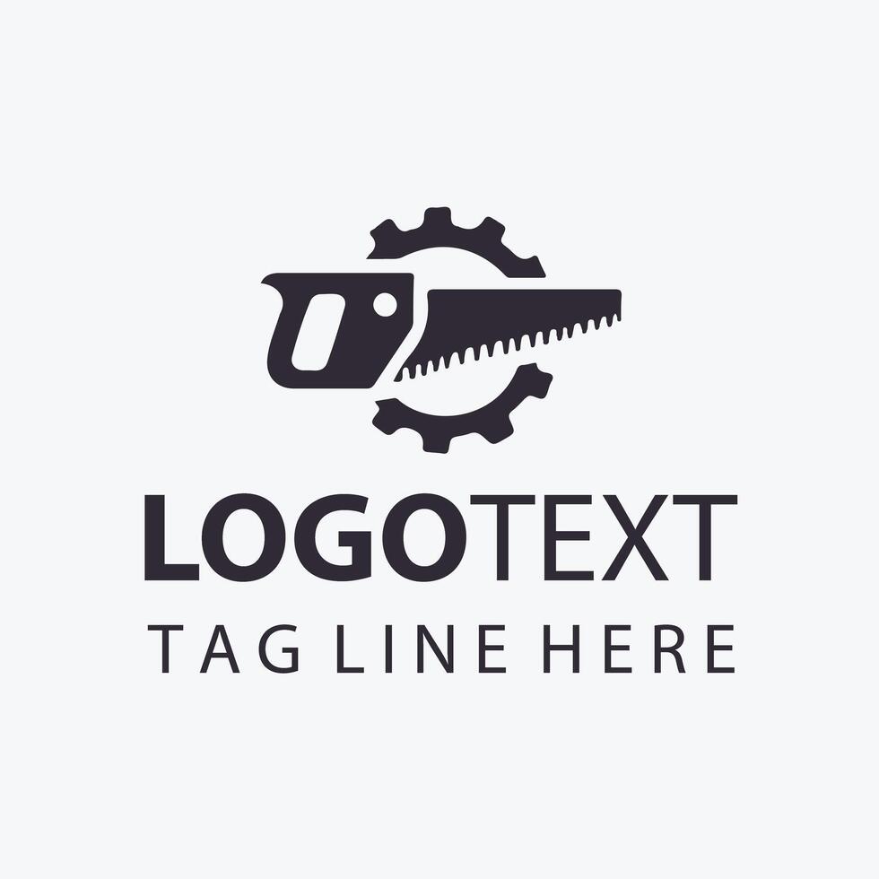 Logo for Carpentry and Woodworking vector
