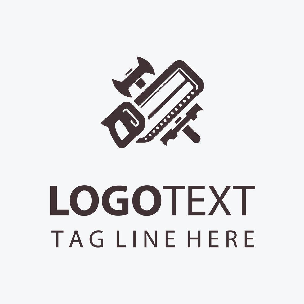 Logo with Knife vector