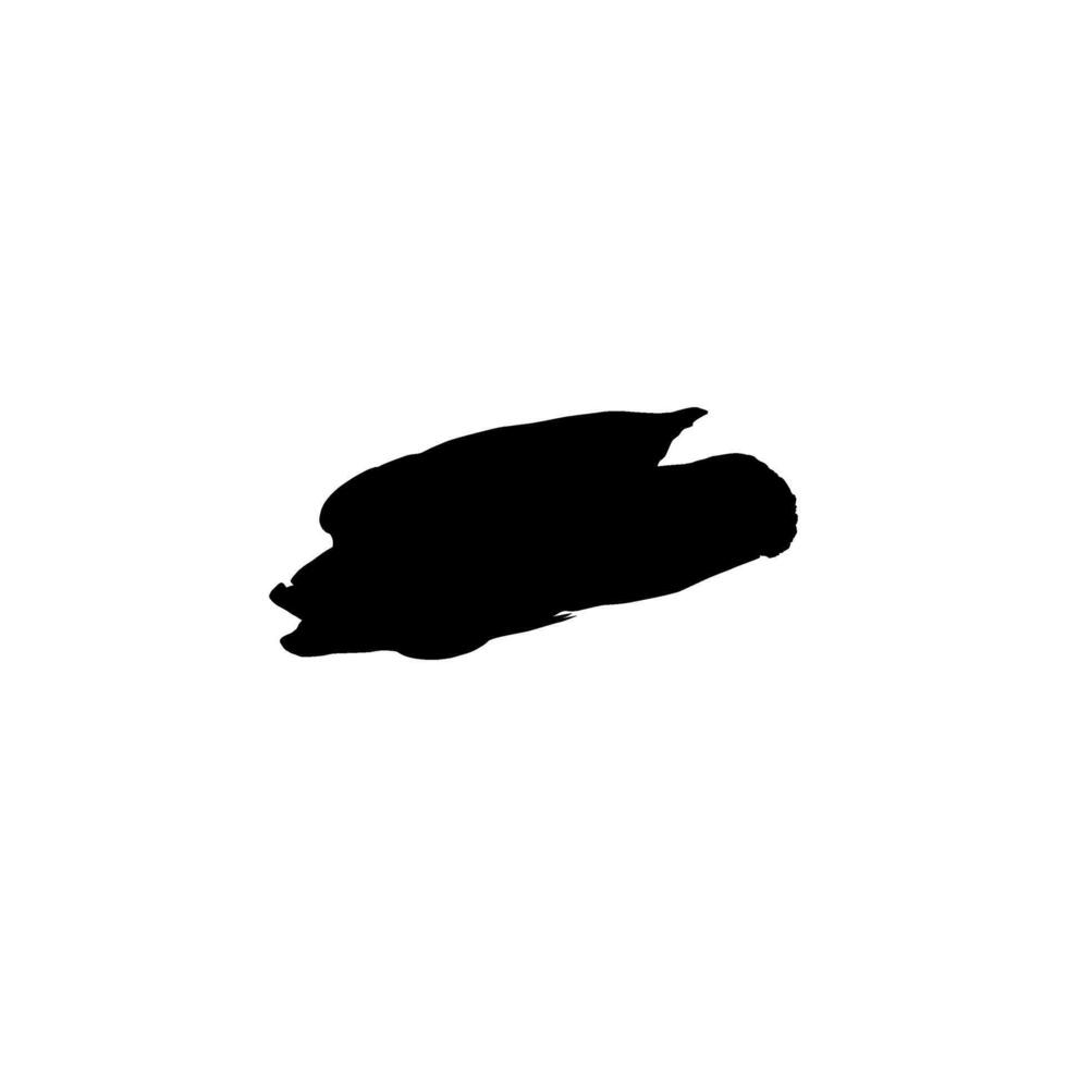 Silhouette of the The Humphead wrasse, Cheilinus undulatus, also known as the Maori wrasse, Napoleon wrasse, Napoleon fish. Flat Style, can use for Logo Gram, Animal Illustration, Pictogram, ect vector
