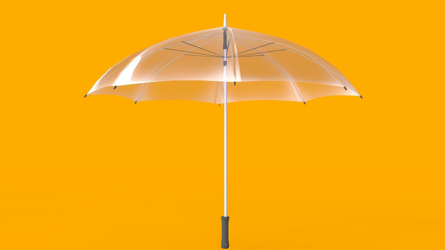 umbrella with yellow background photo