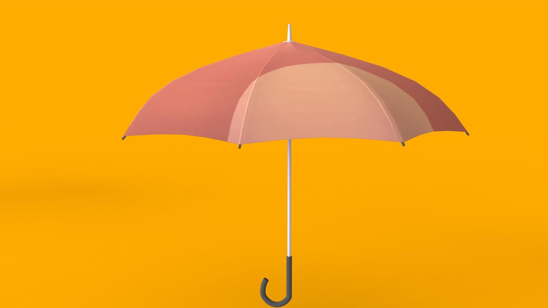 umbrella with yellow background photo
