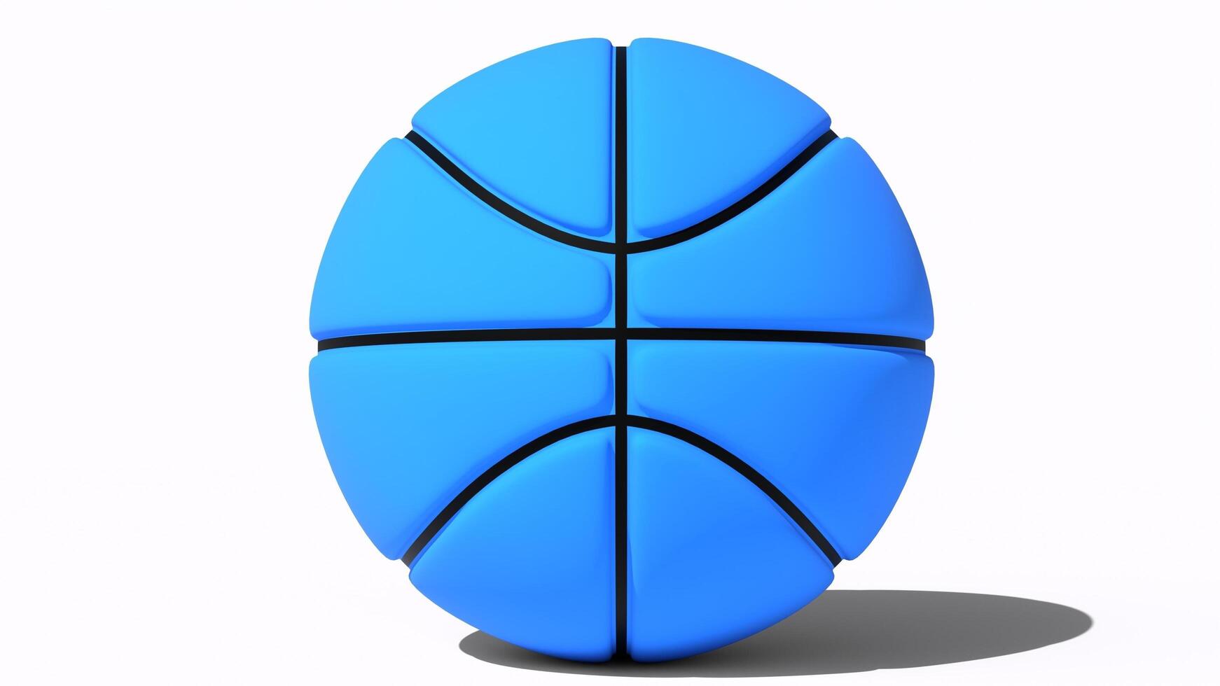 Basketball with white background photo