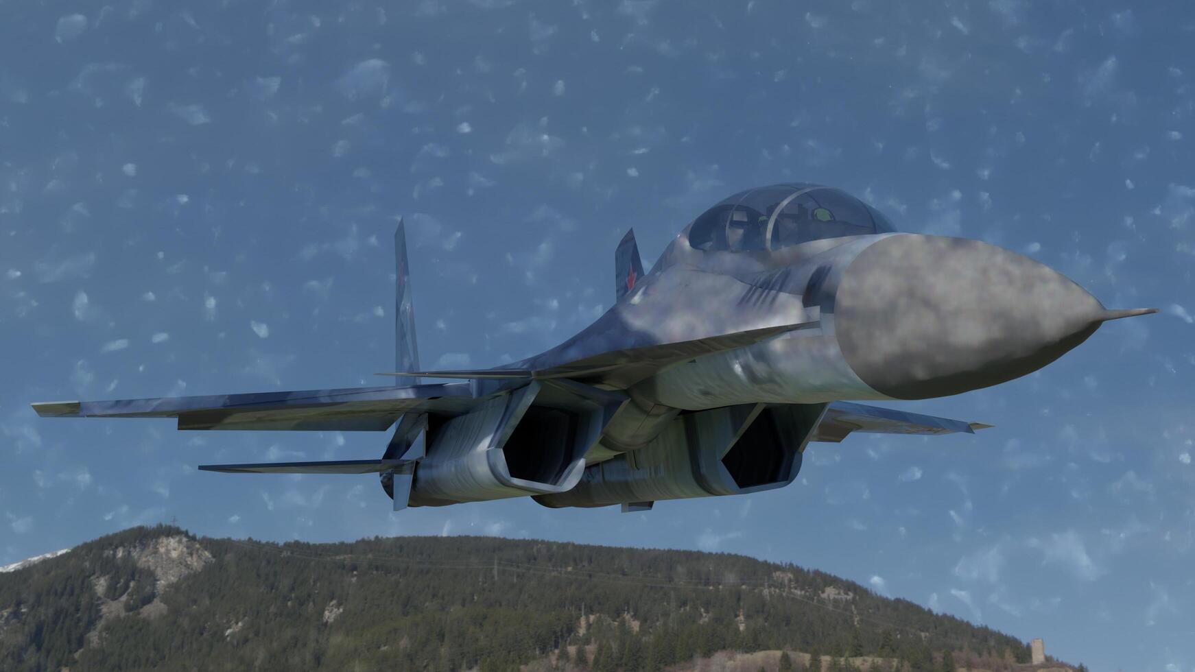 Fighter aircraft photo with different different angle view
