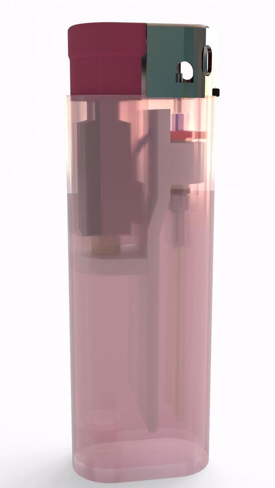 lighter with white background photo