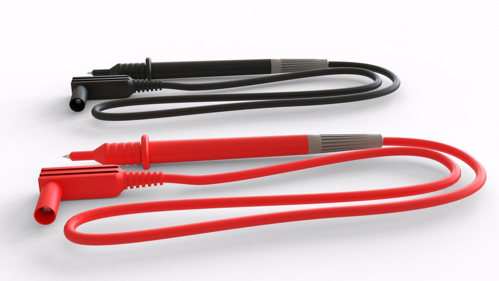 plug cable white background photo