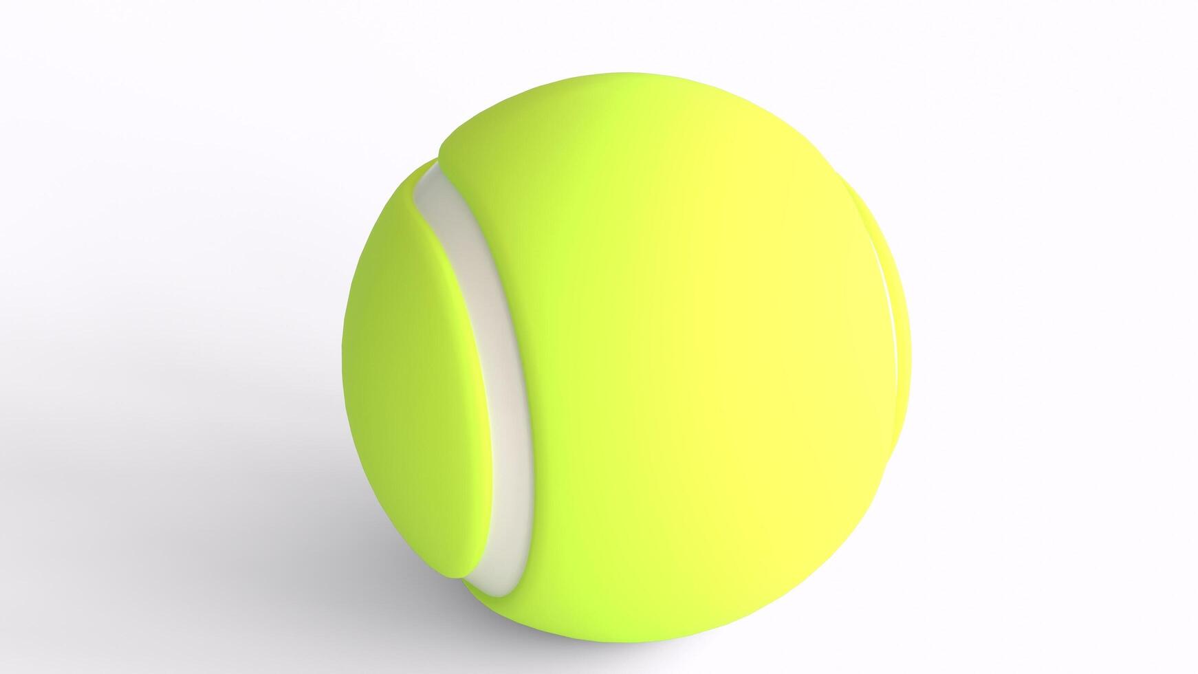 tennis ball with white background photo