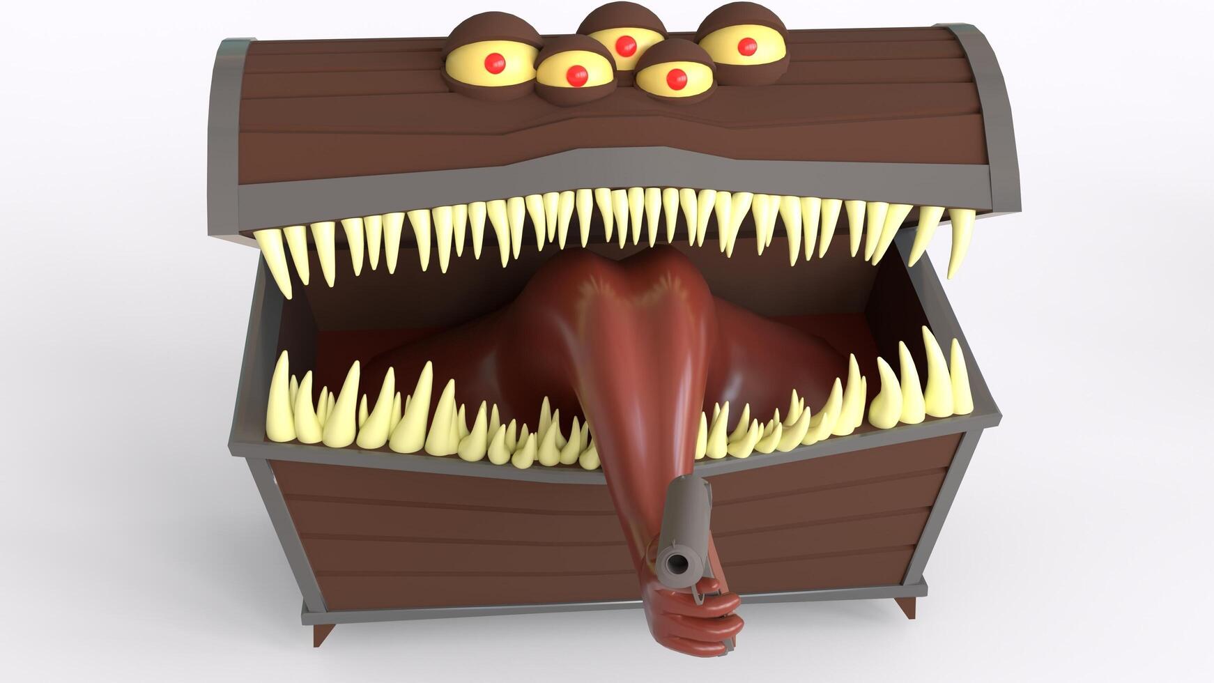 toy chests with white background photo