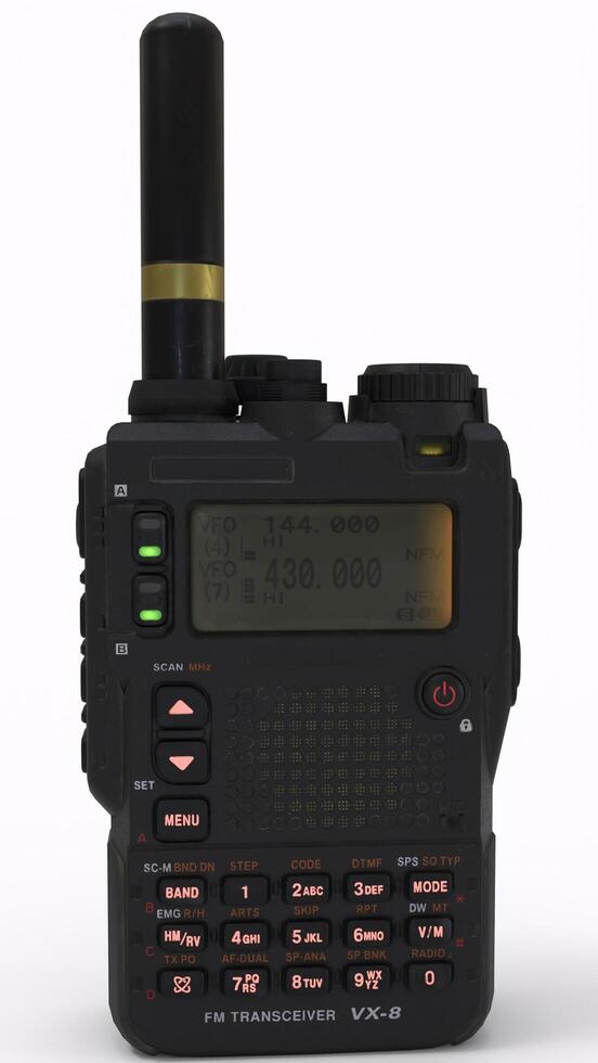 walkie talkie with white background photo